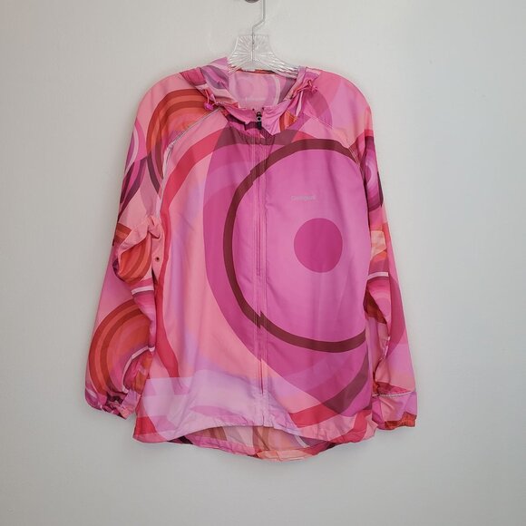Desigual groovy pink windbreaker raincoat - Picture 1 of 15